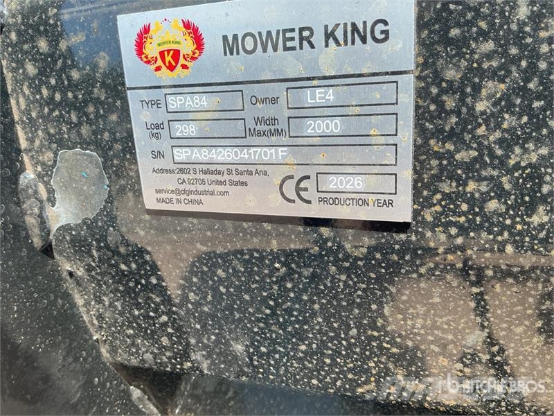 Mower King SPA84 84 in 4-Way Skid Steer Dozer (Unu Πτερύγια