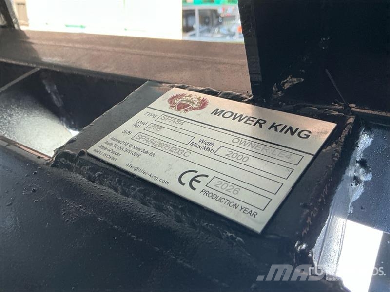 Mower King SPA84 84 in Skid Steer Dozer (Unused) Tolólapok