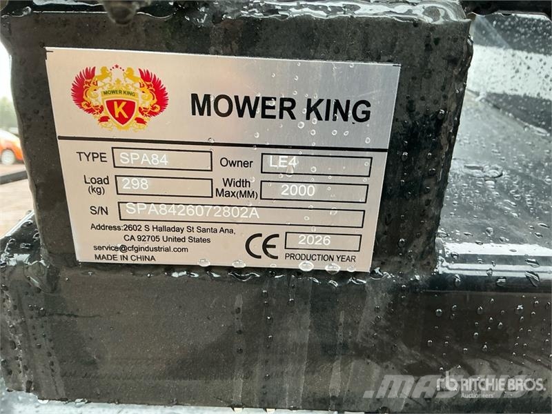 Mower King SPA84 84 in Skid Steer Dozer (Unused) 鏟刀
