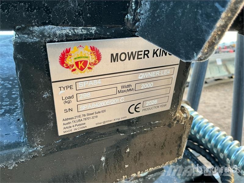  Mower King SPA84 84 in Skid Steer Dozer (Unused) Tolólapok