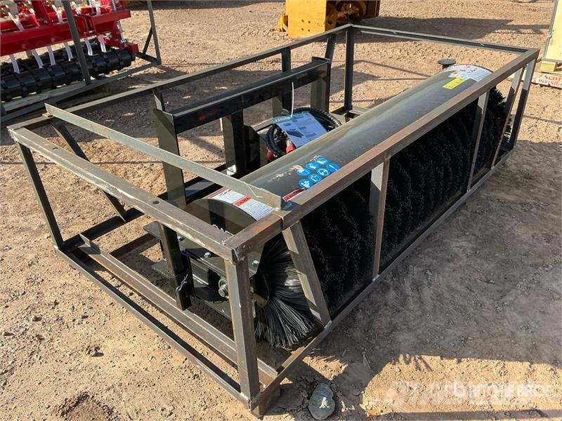 Mower King SSAB72 72 in Skid Steer Broom (Unused) Harjad