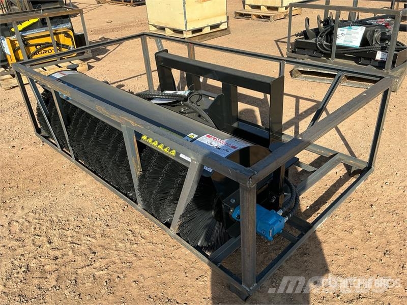 Mower King SSAB72 72 in Skid Steer Broom (Unused) Harjad