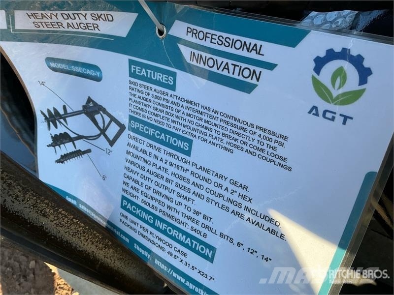 Mower King SSECAG-Y Skid Steer Auger (Unused) Τρυπάνια