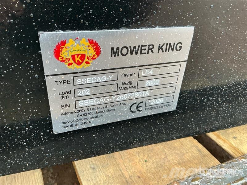  Mower King SSECAG-Y Skid Steer Auger (Unused) 드릴