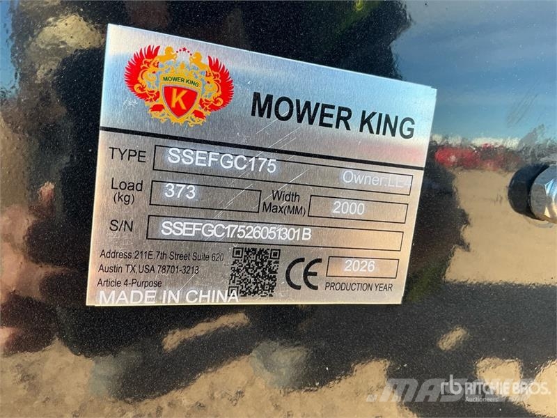  Mower King SSEFGC175 77 in Skid Steer Flail  (Unus Græsslåmaskiner