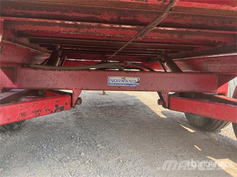 Normand 10 ft T/A End Dump Farm Trailer Other trailers