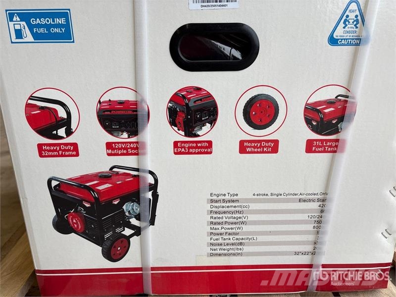 Powertek DG9250E 8 kW Portable Generator Set (Unused) Другие генераторы
