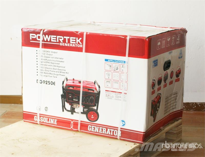 Powertek DG9250E 8 kW Portable Generator Set (Unused) Autres générateurs