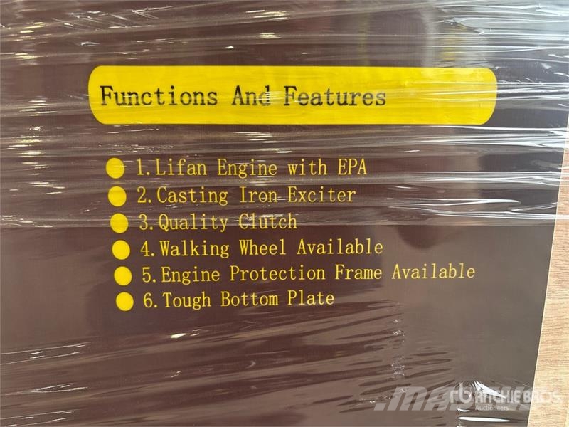 Powertek MS160 Reversible Vibratory Plate Compactor (Unused 平板夯