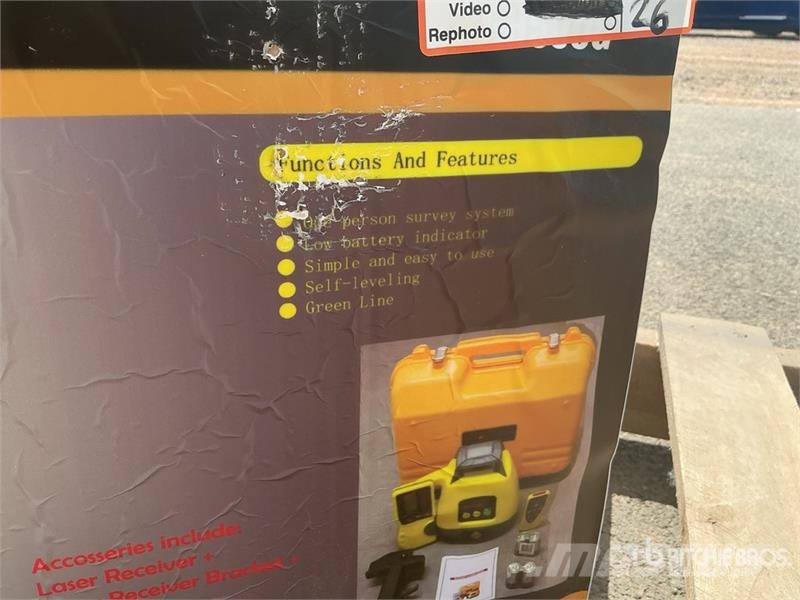 Powertek PT-H500G Rotary Green Line Laser Level (Unused) Instrumenten, meet- en automatiseringsapparatuur