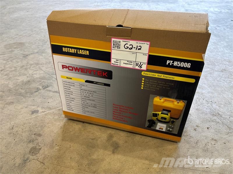 Powertek PT-H500G Rotary Green Line Laser Level (Unused) 仪器、测量及自动化设备