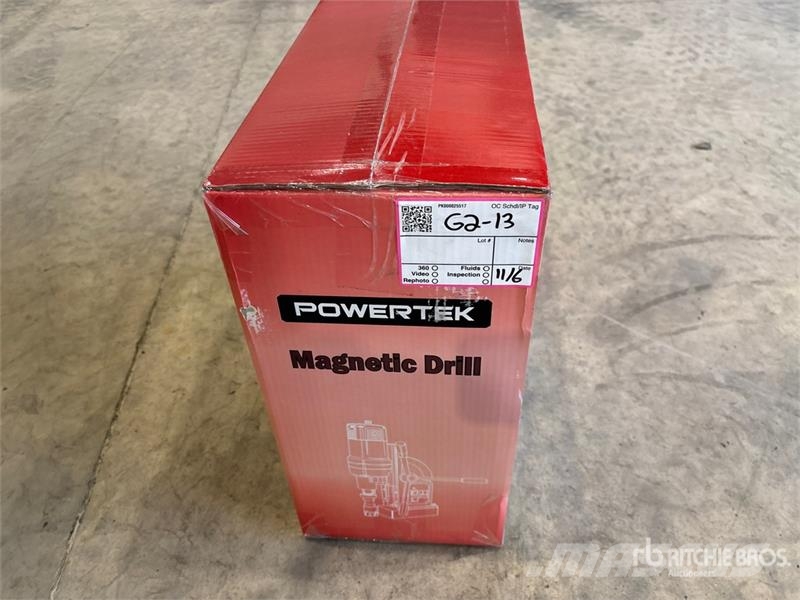 Powertek PT9500 Magnetic Drill Press (Unused) Компоненты строительной техники