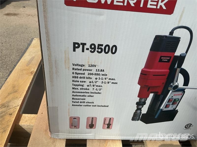 Powertek PT9500 Magnetic Drill Press (Unused) Otros componentes