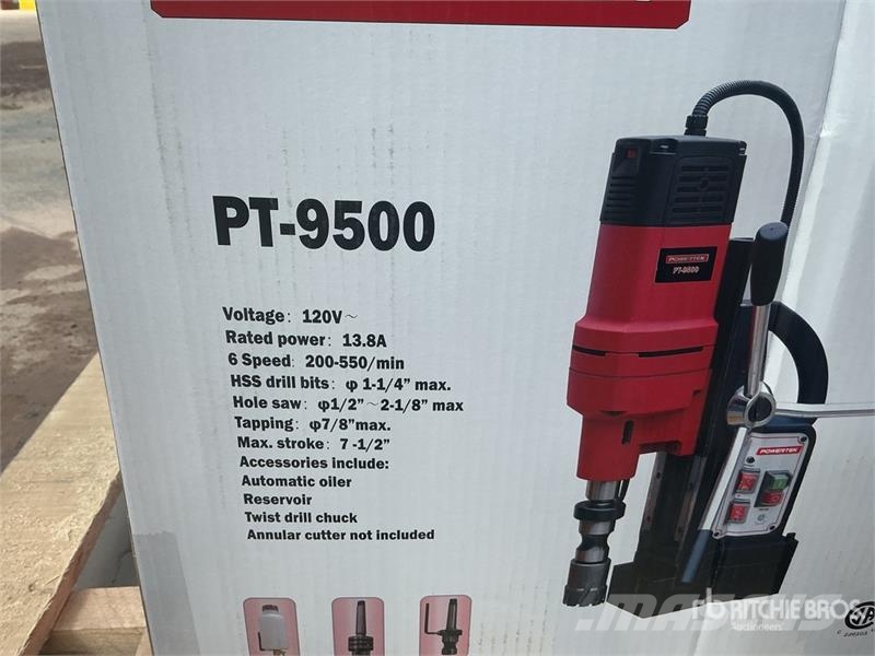 Powertek PT9500 Magnetic Drill Press (Unused) Otros componentes