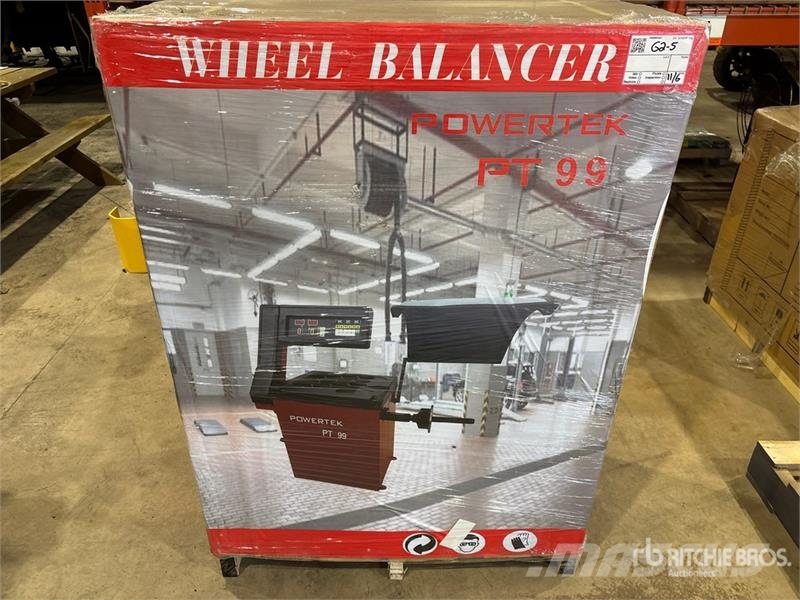 Powertek PT99 Wheel Balancer (Unused) Компоненты строительной техники