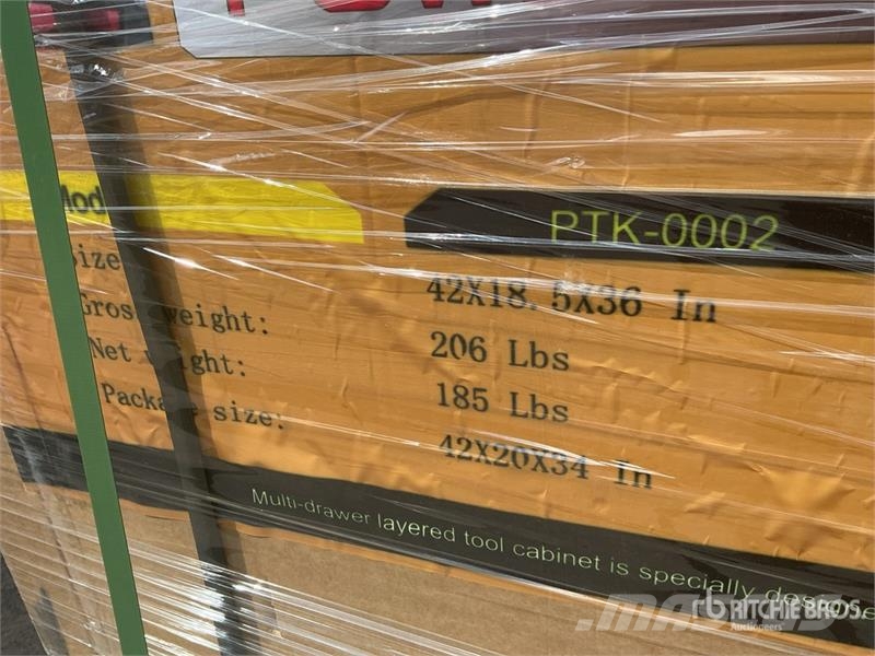 Powertek PTK-0002 Multi-Drawer Tool Box (Unused) Otros
