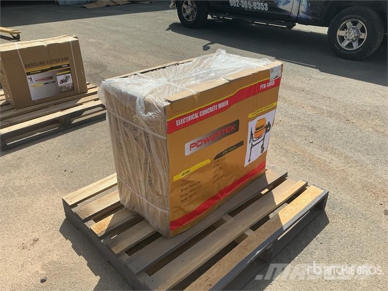 Powertek PTK-130LN 130 L Electric Portable Concrete Mixer ( Mezcladoras de cemento y hormigón