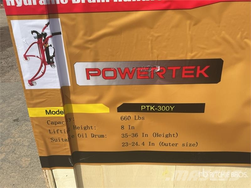 Powertek PTK-300Y Hydraulic Drum Handler (Unused) Άλλα εξαρτήματα