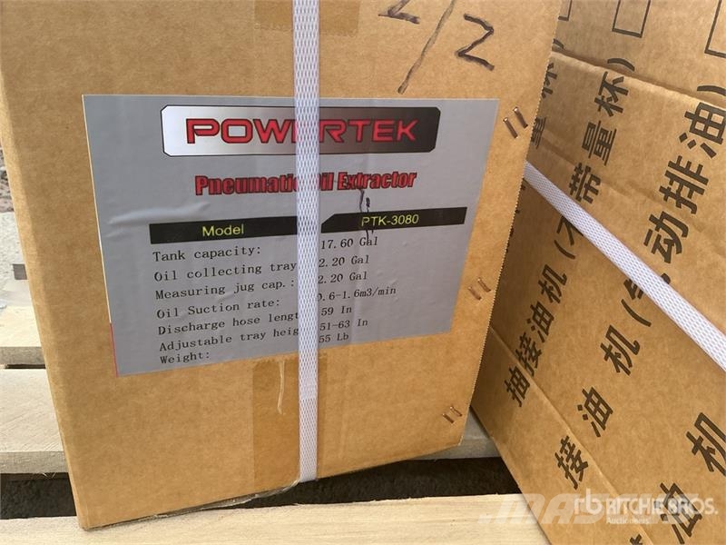 Powertek PTK-3080 Pneumatic Oil Extractor (Unused) Άλλα εξαρτήματα