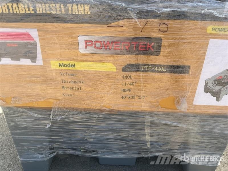 Powertek PTP-440L 116 gal Portable Poly Diesel Fuel Tank (U Fuel and additive tanks