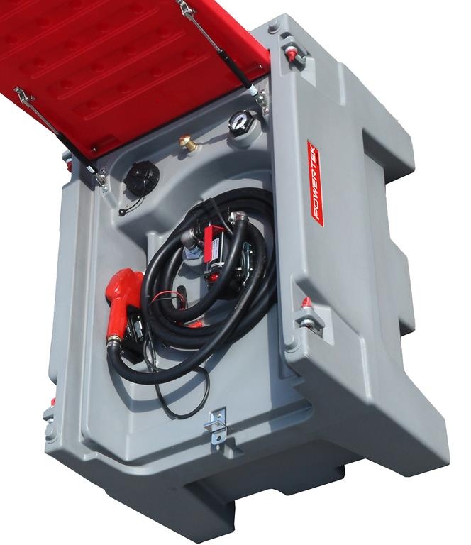 Powertek PTP-440L 116 gal Portable Poly Diesel Fuel Tank (U Fuel and additive tanks