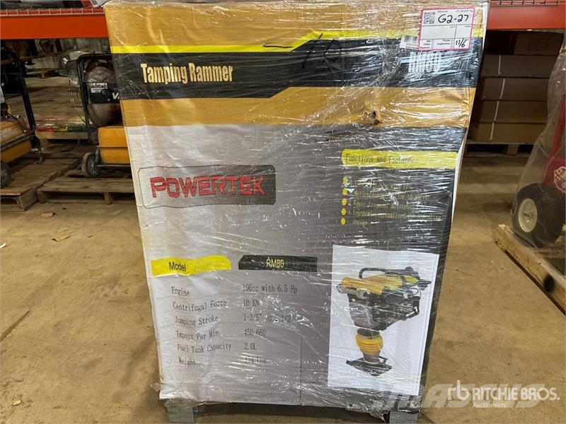 Powertek RM80 Jumping Jack Tamper (Unused) 탬퍼