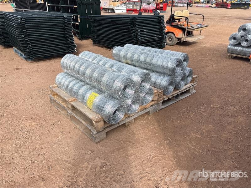  Quantity of (10) Pallets of  BYT FFC762 330 ft x 4 Fencing equipment