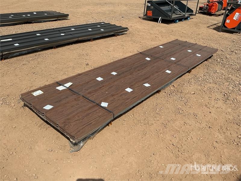 Quantity of (100) Brown Metal Roof Panels (Unused) Gervės, keltuvai ir medžiagų kėlimo įranga
