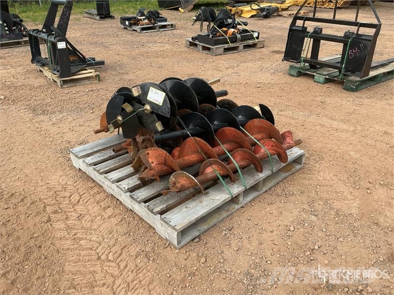 Quantity of (12) Skid Steer Auger Bit (Unused) Ostale kargo komponente