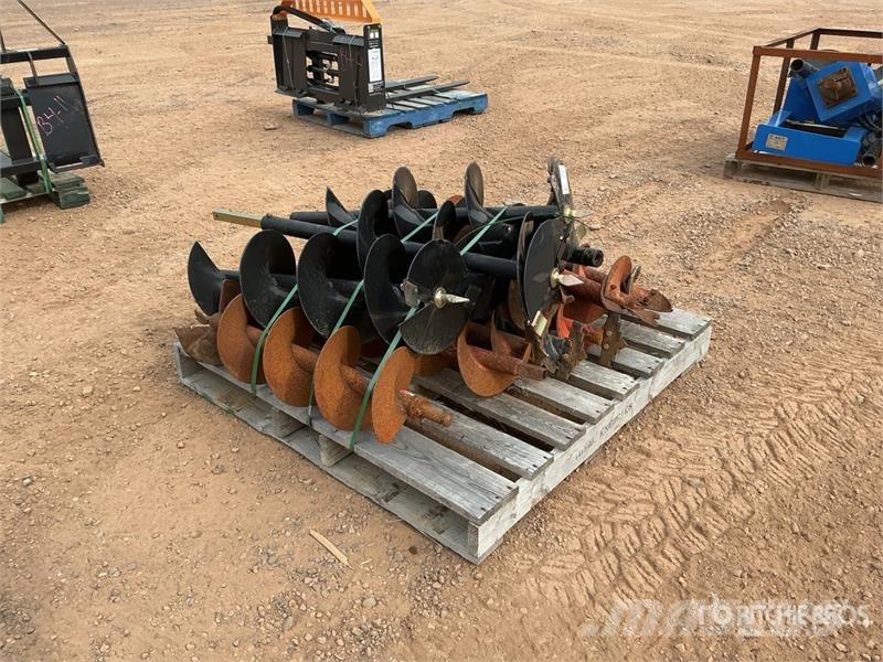 Quantity of (12) Skid Steer Auger Bit (Unused) Ostale kargo komponente