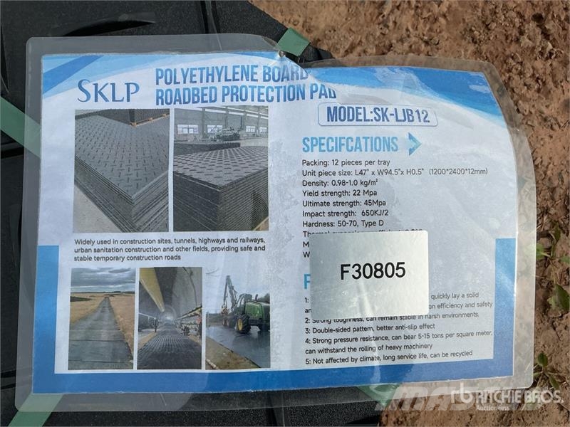  Quantity of (12)  SKLP SK-LJB12 94 in x 47 in Poly Other components