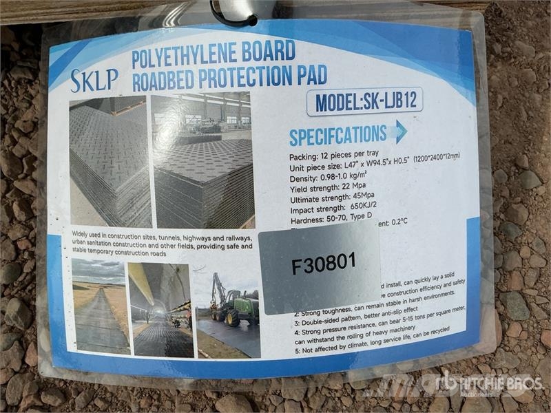 Quantity of (12)  SKLP SK-LJB12 94 in x 47 in Poly معدات النقل - غير ذلك