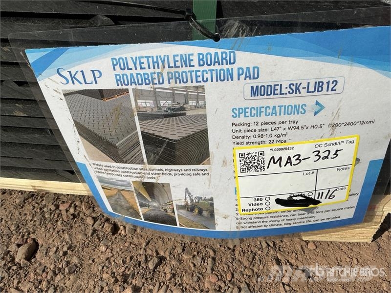  Quantity of (12)  SKLP SK-LJB12 94 in x 47 in Poly Other components