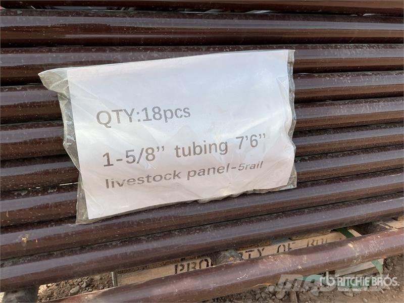 Quantity of (18) 7 ft 6 in 5 Rail Livestock Panel Other livestock machinery and accessories