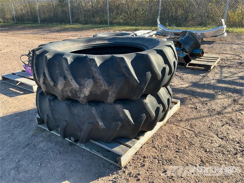  Quantity of (2) 16.9-34 Tractor Tires الإطارات والعجلات والحافات
