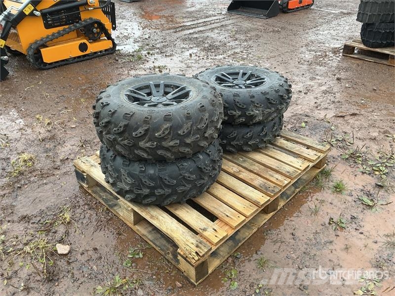  Quantity of (2) 25x8.00-12 Tires الإطارات والعجلات والحافات