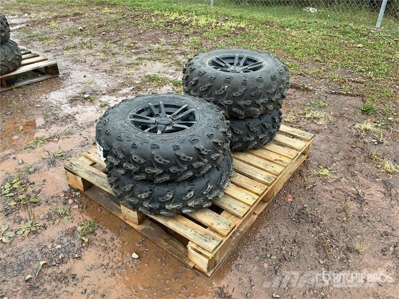  Quantity of (2) 25x8.00-12 Tires الإطارات والعجلات والحافات