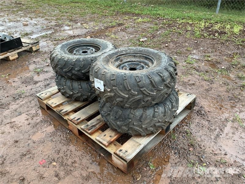  Quantity of (2) 26x9-12 Tires الإطارات والعجلات والحافات