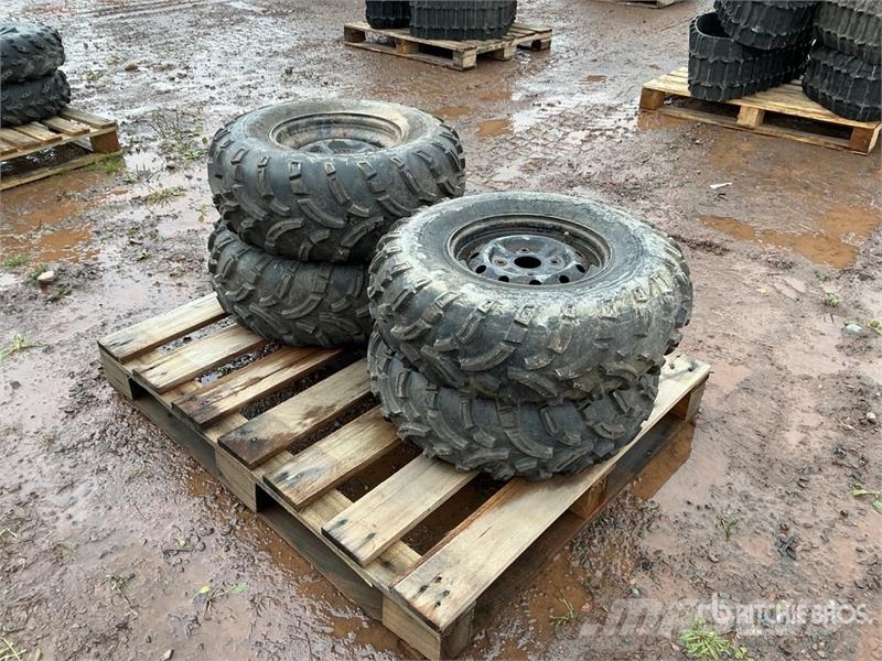  Quantity of (2) 26x9-12 Tires الإطارات والعجلات والحافات