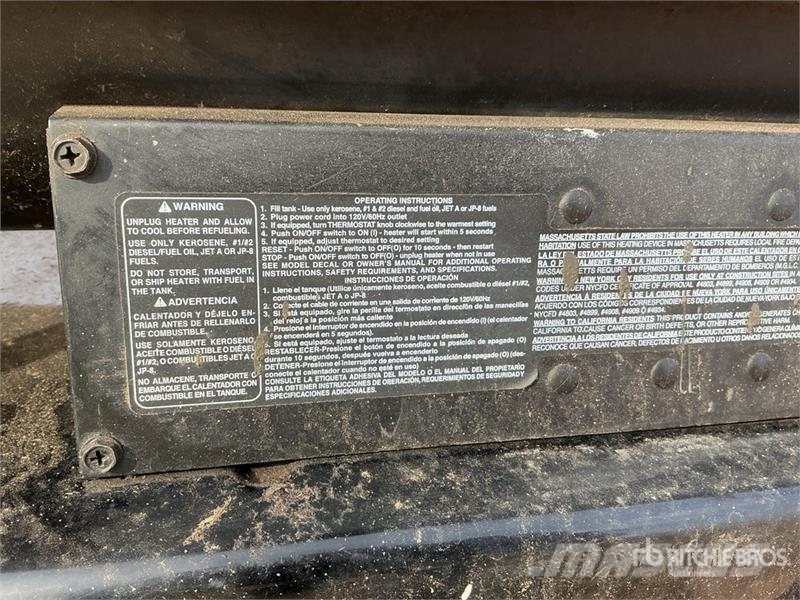  Quantity of (2) 650000 BTU Space Heater Isıtma ve çözme ekipmanı
