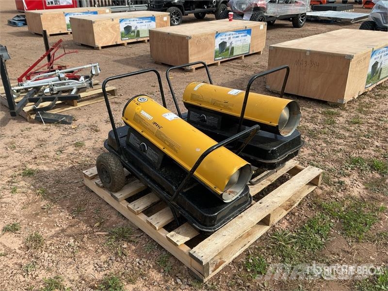  Quantity of (2) 650000 BTU Space Heater Isıtma ve çözme ekipmanı