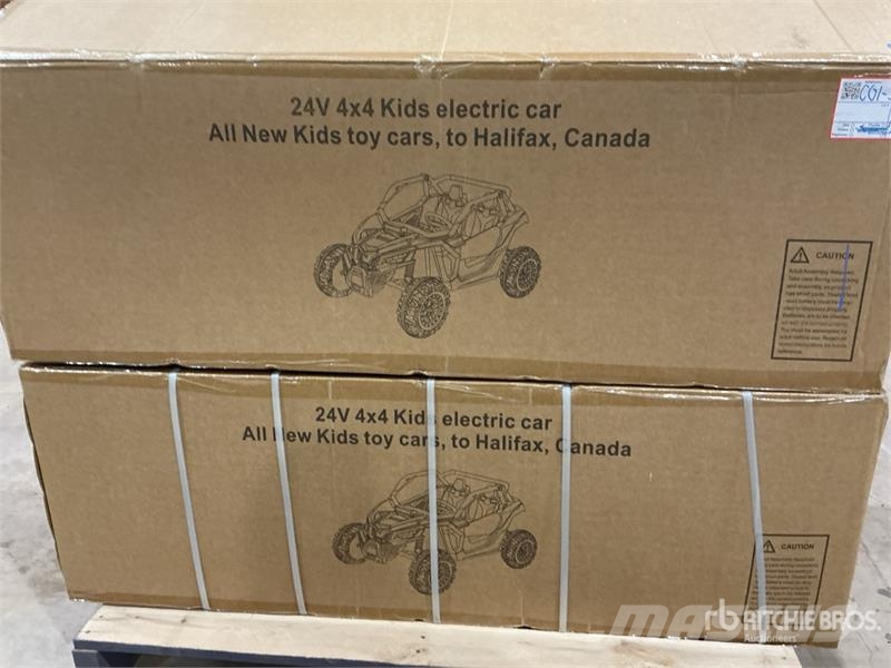 Quantity of (2) Battery Operated Ride-On Mini Side Andre komponenter