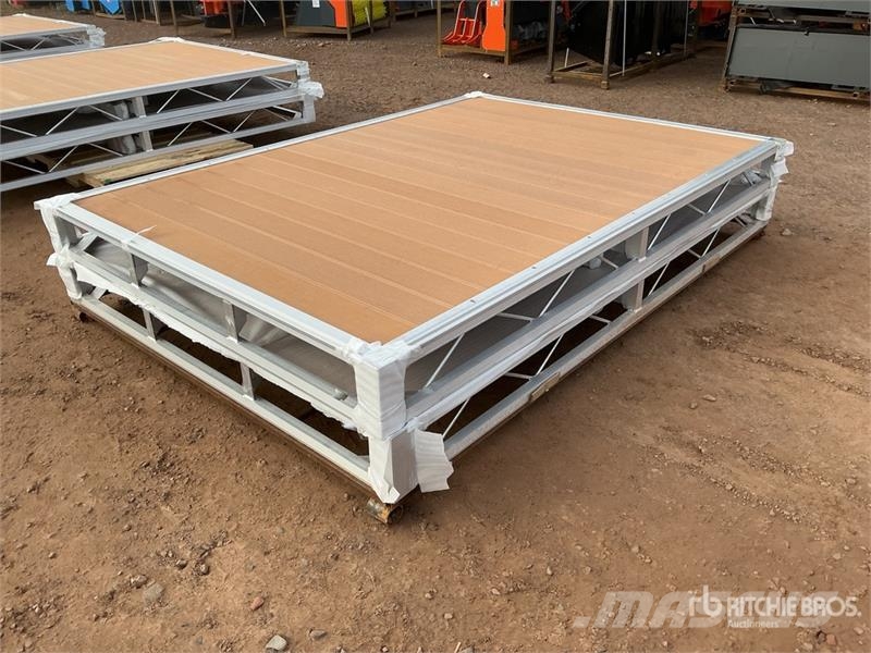  Quantity of (2)  BYT BDF6 6 ft x 8 ft Aluminum Boa ماكينات زراعية - غير ذلك
