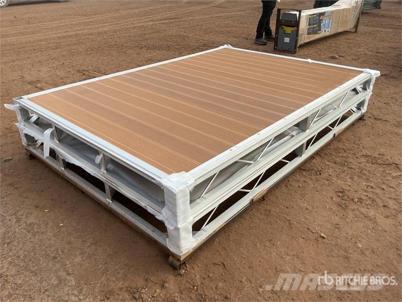  Quantity of (2)  BYT BDF6 6 ft x 8 ft Aluminum Boa ماكينات زراعية - غير ذلك