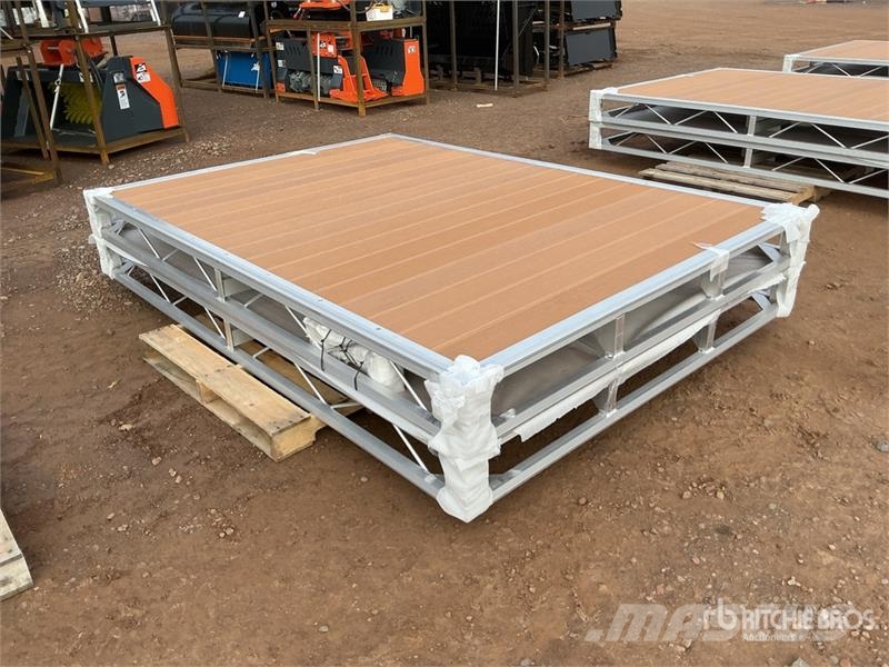 Quantity of (2) BYT BDF6 6 ft x 8 ft Aluminum Boa Egyéb mezőgazdasági gépek