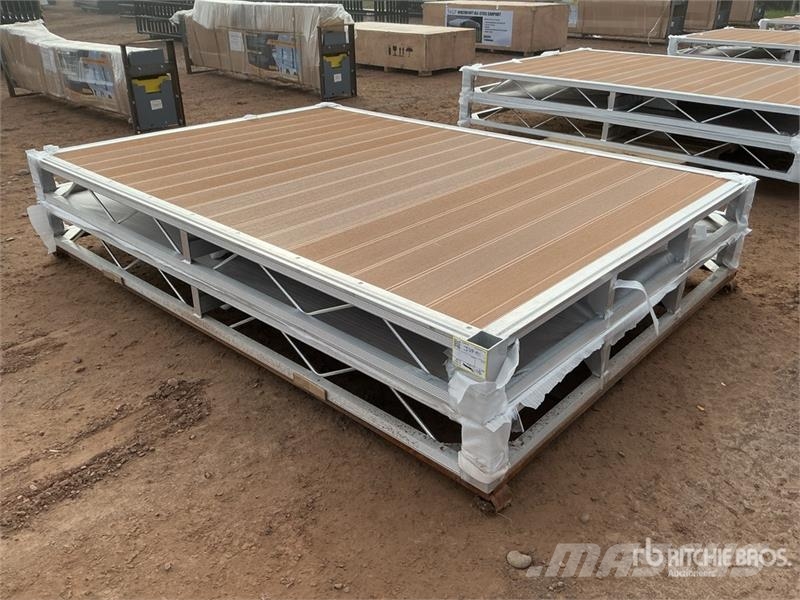  Quantity of (2)  BYT BDF6 6 ft x 8 ft Aluminum Boa ماكينات زراعية - غير ذلك