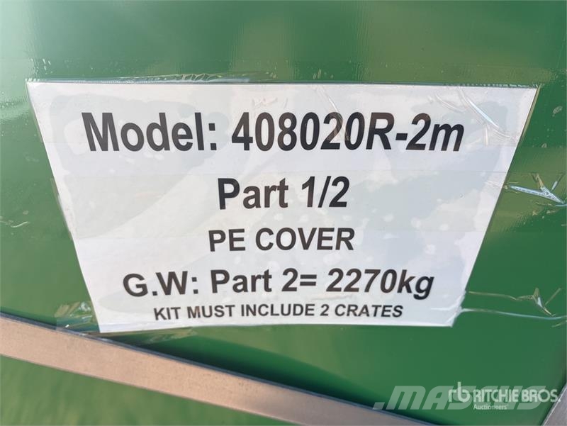 Quantity of (2) Crates of Gold Mountain 40 ft x 80 Steel frame buildings