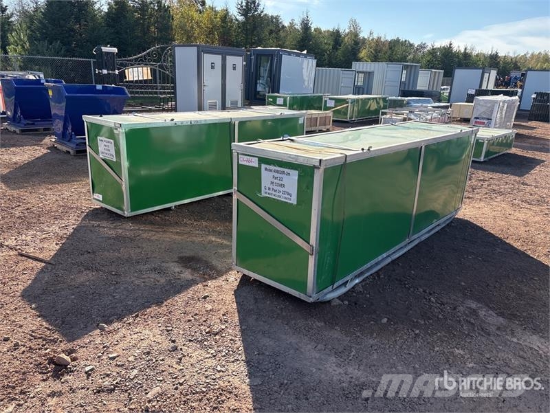 Quantity of (2) Crates of Gold Mountain 40 ft x 80 Steel frame buildings