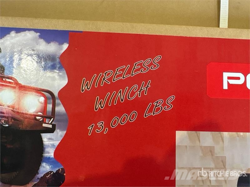  Quantity of (2)  Powertek WW13000 13000 lb Winch ( Montacargas y elevadores de material