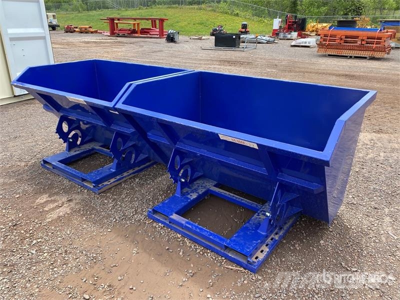 Quantity of (2) Suihe N-1.5CY-2 Self-Dumping Hopp Tartályok és tölcsérek